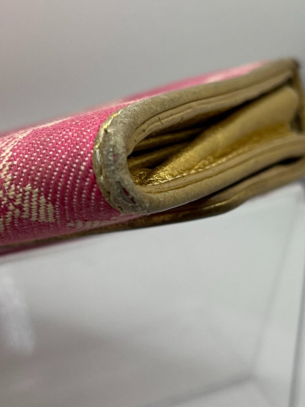 Vintage Celine Pink Denim Long Wallet - Picture 7 of 13